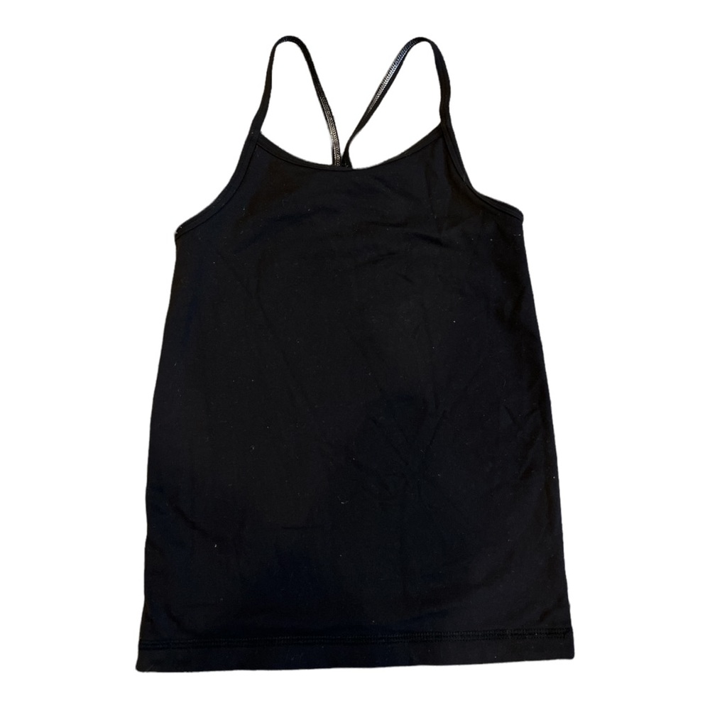 LULULEMON ivivva girls black Racerback tank top